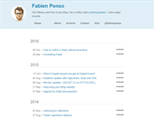 Tablet Screenshot of blog.penso.info